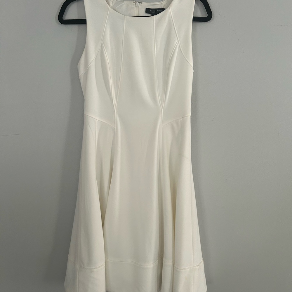 White House Black Market Ivory Mini Dress